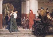 Alma-Tadema, Sir Lawrence Entrance to a Roman Theatre (mk23) china oil painting reproduction